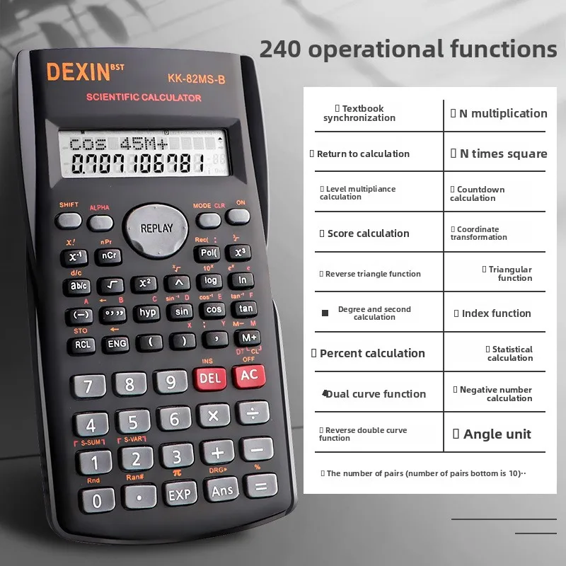 Öğrenci Hesap Makinesi, Sınavl - Scientific Calculator For Secondary School incelemesi ve fiyatı
