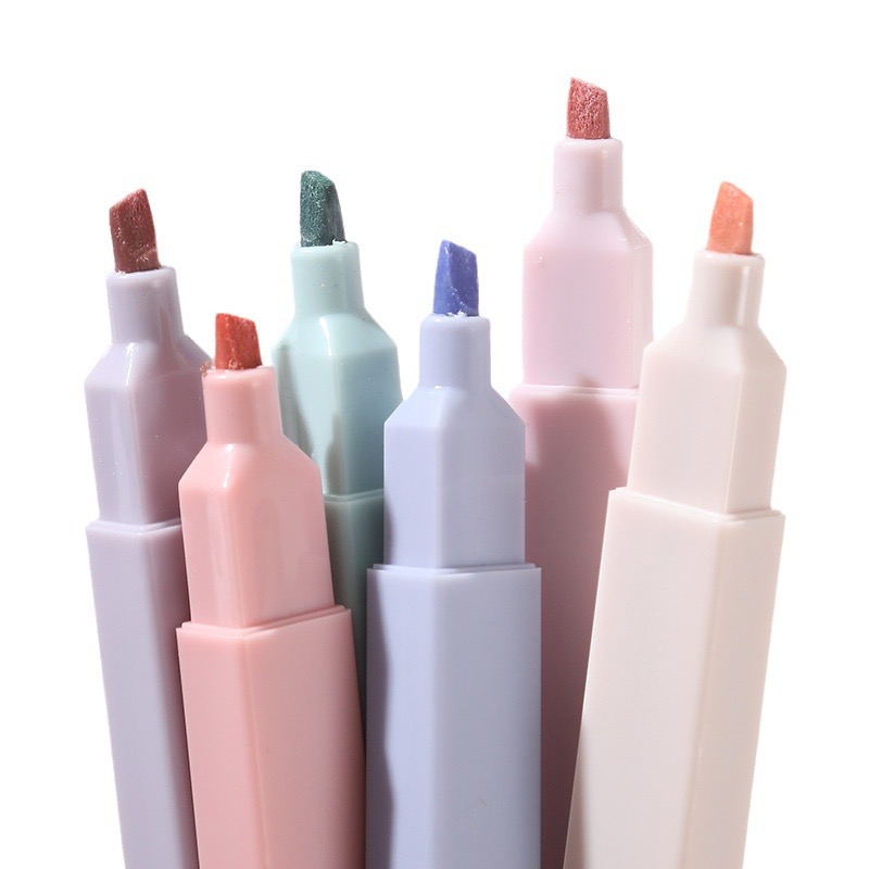 6 adet/takım Fosforlu Kalem Se - Pastel Highlighter Set Double Ended incelemesi ve fiyatı